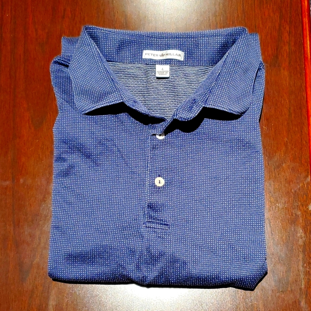 Peter Millar Men's Performance Golf Polo Sz L
